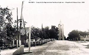 Nouvion - Camp du 21e RTA - Chapelle et Chateau d'eau - 1958